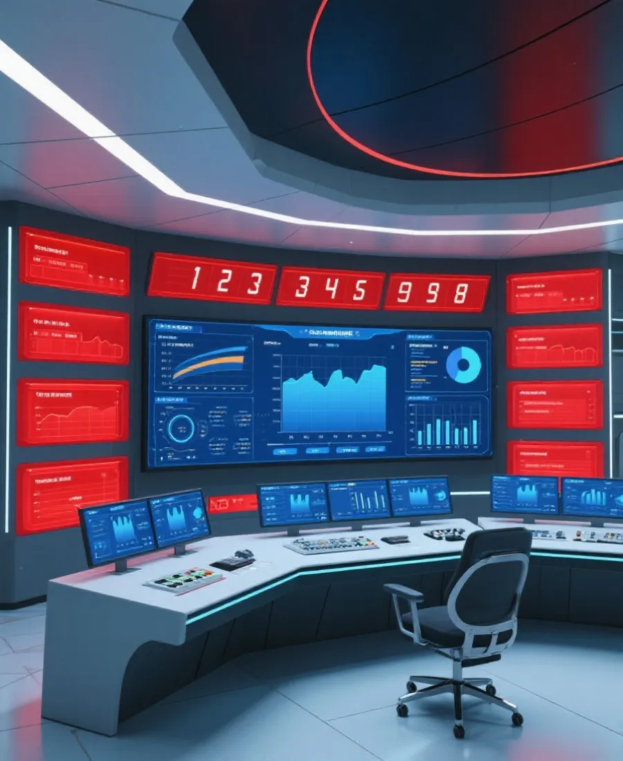 七星彩票实时看板界面示意图